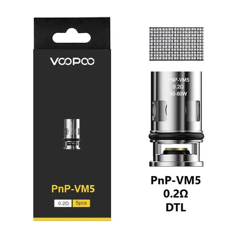 Voopoo Vinci PnP coils (VM5) (Pkg of 5)