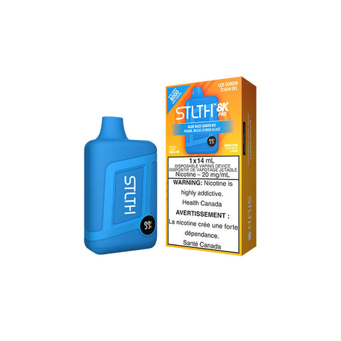 STLTH 8K PRO Disposables - Blue Razz Lemon Ice