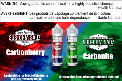 SubOhm Sauz Salts - Carbonite