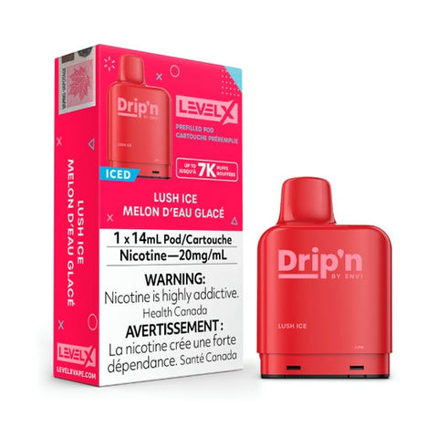 Drip'n Level X 7000 puff disposable pods - Lush Ice