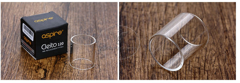 (DISCONTINUED) Authentic Aspire Cleito 120 Pyrex Glass Replacement Tube - 4ml