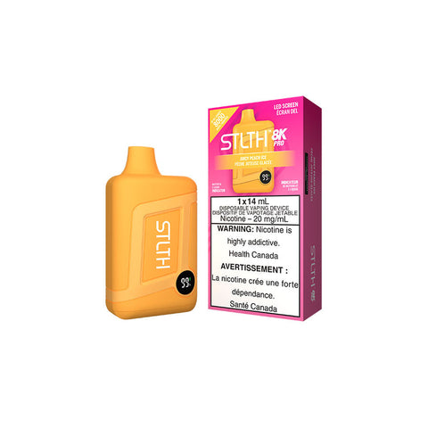 STLTH 8K PRO Disposables - Juicy Peach Ice