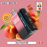 Rocky Vapor Oxbar M20k puff disposable - Sour Peach GB