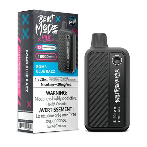 Flavour Beast Beast Mode MAX 18000 puff Disposable - Bomb Blu Razz