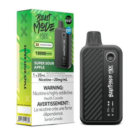 Flavour Beast Beast Mode MAX 18000 puff Disposable - Super Sour Apple