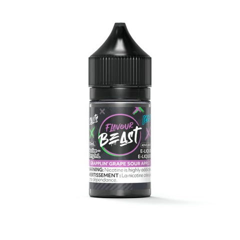 Flavour Beast E-Liquid (Salt nic) - Grapplin' Grape Sour Apple Iced