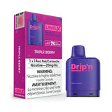 Drip'n Level X 7000 puff disposable pods - Triple Berry