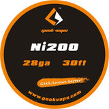 (DISCONTINUED) 30ft GeekVape Atomizer DIY Ni200 Tape Wire (28GA)