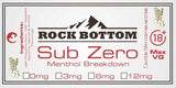 (EXCISE TAX APPLIED) Rock Bottom eJuice - Subzero